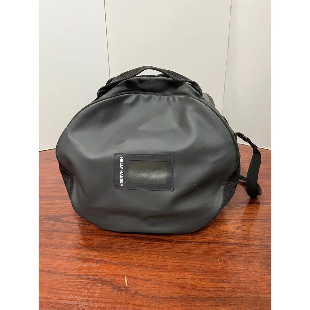 Helly Hansen 70L Duffel Bag 2 Gray Black Convertible Backpack Travel Gear 68004